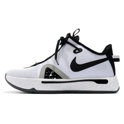 Nike Erkek Pg 4 Beyaz / Siyah Spor Ayakkabı Türkiye - 8BNVIX6W